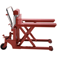 Scissor Pallet Lifter, 44" L x 27" W, Steel, 1100 lbs. Capacity Consource
