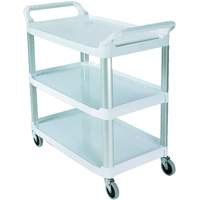 Chariot avec tablette et parois ouvrantes, 3 tiers, 40" x 37" x 20", Capacit&eacute; 300 lb Consource