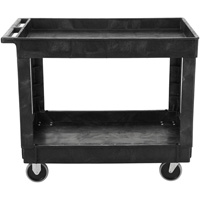 Chariot utilitaire avec poign&eacute;e, 2 tiers, 40" x 32-1/4" x 24", Capacit&eacute; 500 lb Consource