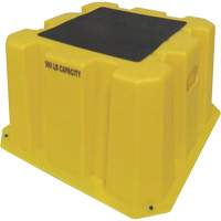 Escabeaux emboîtables industriels, 25" x 25" x Hauteur 14-3/4" Consource
