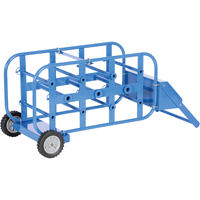 Chariot portatif pour mat&eacute;riaux bobin&eacute;s, Acier, 11 Montants, 19-1/2" la x 43-1/4" h x 17-1/2" p, Capacit&eacute; de 150 lb Consource