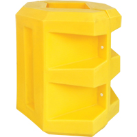 Protecteur de colonne courte, Ouverture int&eacute;rieure 12" x 12", 24" lo x 24" la x 24" h, Jaune Consource