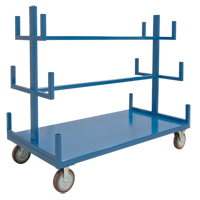 Support mobile pour tuyaux & barres, Acier, 48" la x 36" p x 60" h, Capacit&eacute; de 3000 lb Consource