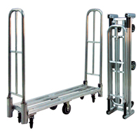 Chariot utilitaire pliant en aluminium U-Boat, 16" la x 60" lo, 1500 lb cap, Roues Polyur&eacute;thane Consource