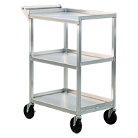 Chariot utilitaire, 3 Tiers, 16-1/2" la x 39" h x 27-3/4" p, Capacit&eacute; 350 lb Consource