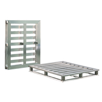 Palette &agrave; cadre tubulaire en aluminium 4 c&ocirc;t&eacute;s Consource