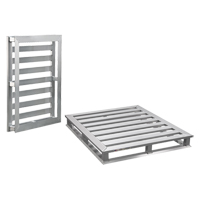 Palette &agrave; cadre tubulaire en aluminium 4 c&ocirc;t&eacute;s Consource