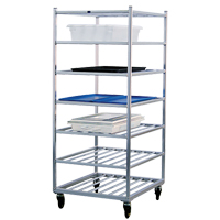 Chariot &agrave; tablettes, 7 Tiers, 28-1/2" la x 69" h x 32" p, Capacit&eacute; 525 lb Consource