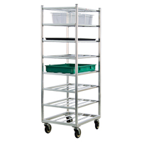 Chariot &agrave; tablettes, 8 Tiers, 20-7/8" la x 67" h x 27" p, Capacit&eacute; 600 lb Consource