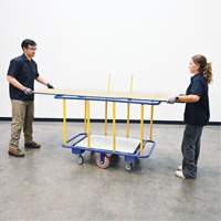 Chariot horizontal pour panneaux, 63-7/16" x 28-1/2" x 40-15/16", Capacit&eacute; 2000 lb Consource
