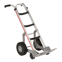 Diable autostabilisant, Prise Double, Aluminium, Hauteur de 55'', Capacit&eacute; 500 lb Consource