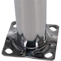 Safety Bollard, Stainless Steel, 36" H x 8" W, Silver Consource