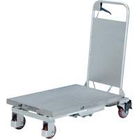 Manual Hydraulic Scissor Lift Table, 27-1/2" L x 17-5/8" W, Partial Stainless Steel, 400 lbs. Capacity Consource