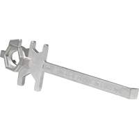 Cl&eacute; pour baril, Ouverture de 3/4"/2", Poign&eacute;e 9-1/2", Acier inoxydable Consource