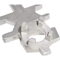 Cl&eacute; pour baril, Ouverture de 3/4"/2", Poign&eacute;e 9-1/2", Acier inoxydable Consource