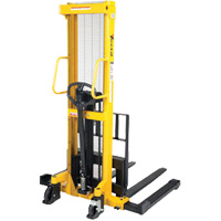 Gerbeur hydraulique manuel, Fonctionnement Pompe manuelle, Capacit&eacute; 2000 lb, Lev&eacute;e max 35" Consource