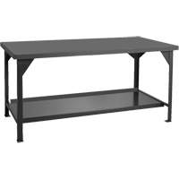 Heavy-Duty Workbench, 48" W x 30" D x 34" H, 4000 lbs. Capacity Consource