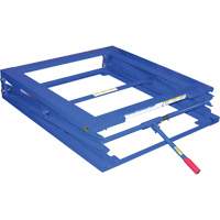 Support de palette ajustable, 42-1/2" lo x 40" la, Capacit&eacute; 5000 lb Consource