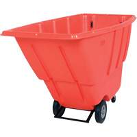 Chariot basculeur, Poly&eacute;thyl&egrave;ne, 0,5 vg³, Capacit&eacute; de charge de 450 lb Consource