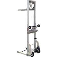 Appareil de levage portatif en aluminium, M&eacute;canisme Pompe au pied, Capacit&eacute; de 200 lb, Levage max de 61" Consource