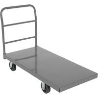 Platform Truck, 48" L x 24" W, 2000 lbs. Capacity, Rubber Casters Consource