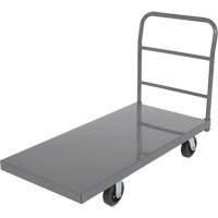 Platform Truck, 48" L x 24" W, 2000 lbs. Capacity, Rubber Casters Consource