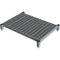 Adjustable Height One-Step Work Platform, 24" W x 36" D, 800 lbs. Capacity, All-Welded Consource