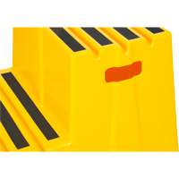 Industrial Step Stool, 2 Steps, 26" x 22-7/16" x 19-11/16" High Consource