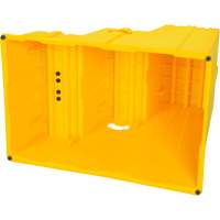 Industrial Step Stool, 3 Steps, 34-13/16" x 22-7/16" x 28-1/2" High Consource