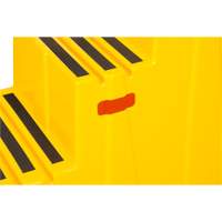 Industrial Step Stool, 3 Steps, 34-13/16" x 22-7/16" x 28-1/2" High Consource