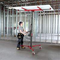 Appareils de levage pour panneaux de cloisons s&egrave;ches Bulidman Consource