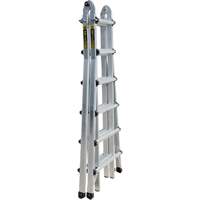Telescoping Multi-Position Ladder, Aluminum, 300 lbs. Consource