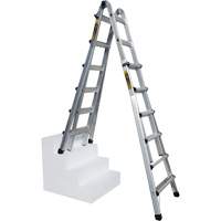 Telescoping Multi-Position Ladder, Aluminum, 300 lbs. Consource