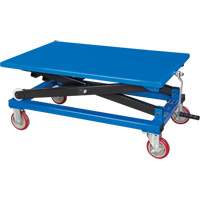 Manual Scissor Lift Table, 37-3/8" L x 23-5/8" W, Steel, 660 lbs. Capacity Consource