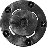 Chariot &agrave; visser Brute, Poly&eacute;thyl&egrave;ne, Noir, Convient aux contenants 20 - 55 US gal. Consource