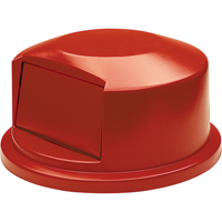 Couvercles ronds Brute, Couvercle bomb&eacute;, Plastique/Poly&eacute;thyl&egrave;ne, Convient aux contenants 24" dia. Consource