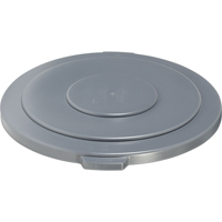 Couvercles ronds Brute, Couvercle plat, Plastique/Poly&eacute;thyl&egrave;ne, Convient aux contenants 26-1/2" dia. Consource