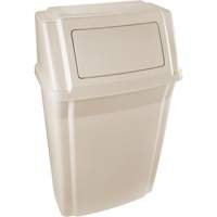 Contenants Slim Jim profil&eacute;s, Couvercle &agrave; battant, Plastique, Convient aux contenants 19-1/2" x 12" Consource