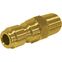Connecteur m&acirc;le 1/4" &agrave; d&eacute;saccouplement rapide en laiton Consource