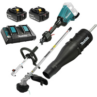 LXT 5.0 Ah Brushless Split Shaft Power Unit Kit with EM405MP Line Trimmer, Battery Powered, 36 V Consource