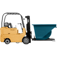 Conteneur autobasculeur, Acier, 3/4 vg³, Bleu Consource