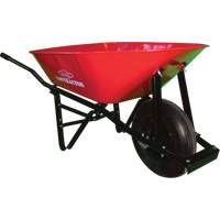 Contractor Wheelbarrow, 6 cu. ft., Steel Tray Consource