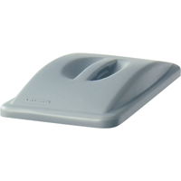 Dessus &agrave; poign&eacute;e Slim Jim, Couvercle plat, Plastique, Convient aux contenants 20-3/8" x 11-5/16" Consource