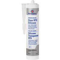 Scellant adh&eacute;sif RTV transparent, 300 ml, Cartouche, Transparent Consource