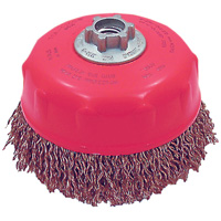 Brosse-boisseau &agrave; fils ondul&eacute;s MAXI-CRIMPED de premi&egrave;re qualit&eacute; Consource