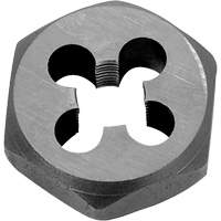Hexagon Rethreading Bolt Die, 11/16" Dia., 5/16"-18 Thread, Chromium Steel Consource