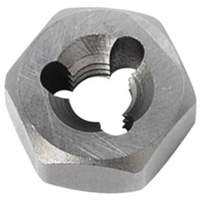 Hexagon Rethreading Bolt Die, 19/32" Dia., 1/4"-28 Thread, Chromium Steel Consource