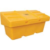 Contenants pour sel & sable SOS, Avec Moraillon, 72" x 36" x 36", 36 pi³, Jaune Consource
