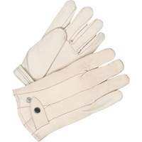 Classic Roper Gloves, 10, Grain Cowhide Palm, Fleece Inner Lining Consource