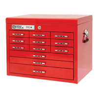 PRO+ Series Top Chest, 26" W, 12 Drawers, Red Consource